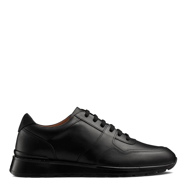 Russell & Bromley Black Lomond Lace Up Sneaker