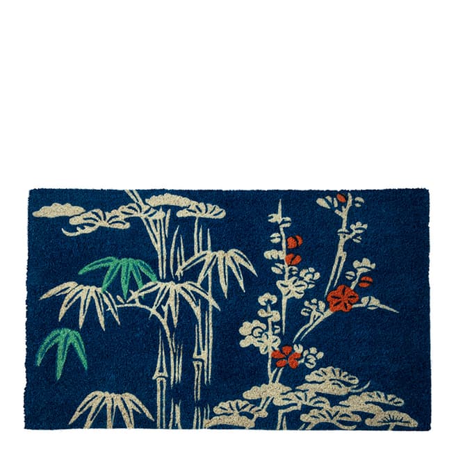 V&A Victoria and Albert Museum Bamboo and Blossom Coir Doormat