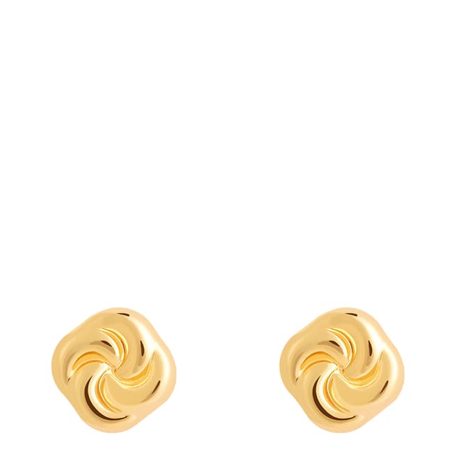Astrid & Miyu Gold Knot Stud Earrings