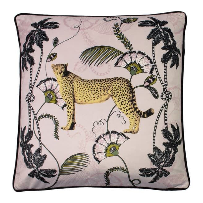 RIVA home Tropica Cheetah Cushion 45 x 45cm in Blush