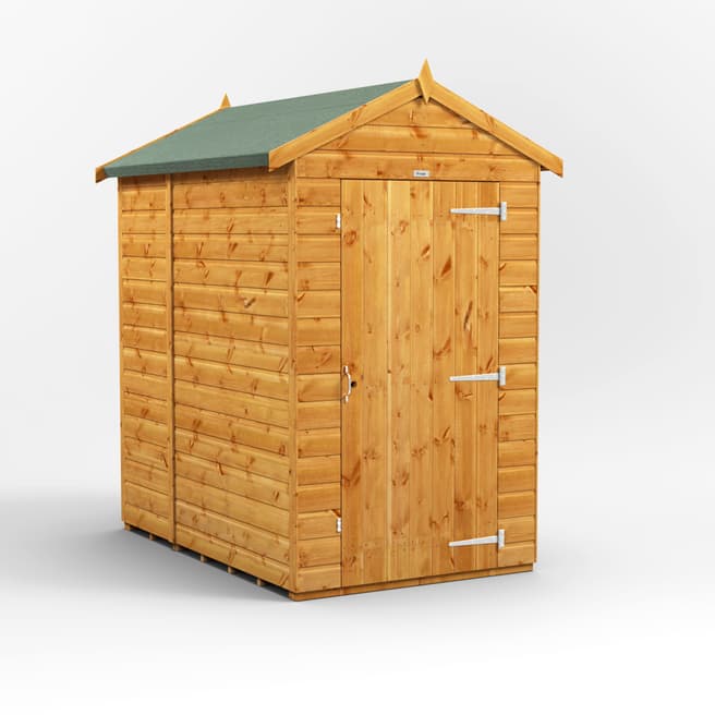 Power Sheds 6x4 Power Windowless Apex Garden Shed