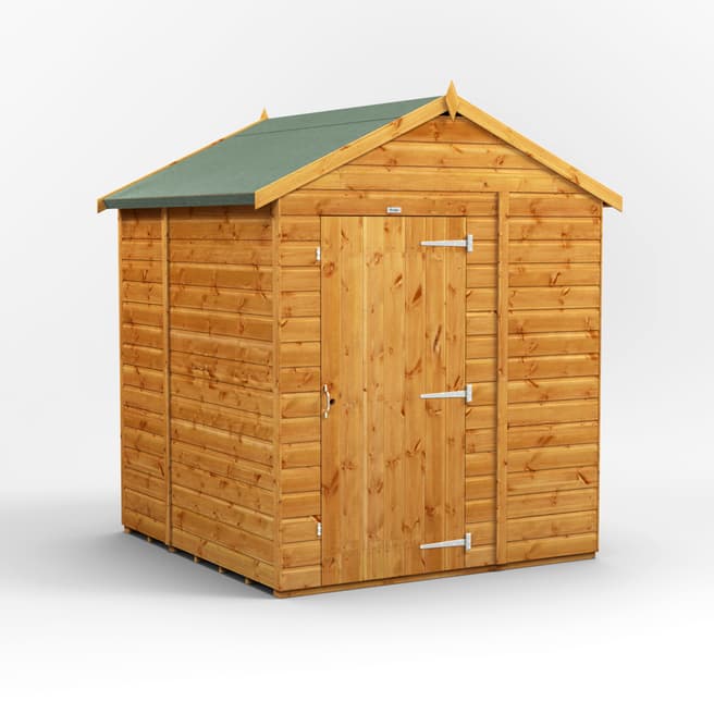 Power Sheds 6x6 Power Windowless Apex Garden Shed