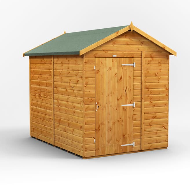 Power Sheds 8x6 Power Windowless Apex Garden Shed