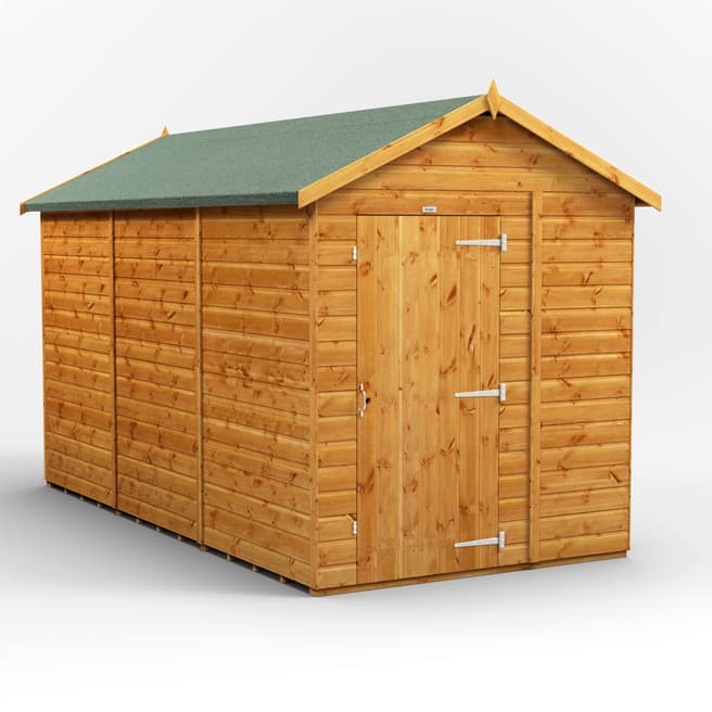 Power Sheds 12x6 Power Apex Windowless Garden Shed