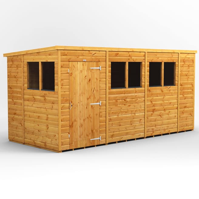Power Sheds SAVE £125 - 14x6 Power Pent Garden Shed