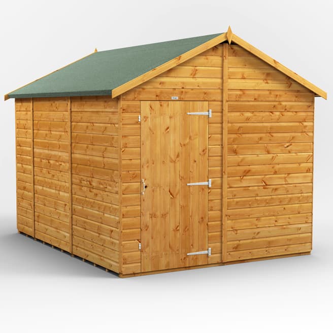 Power Sheds 10x8 Power Apex Windowless Garden Shed