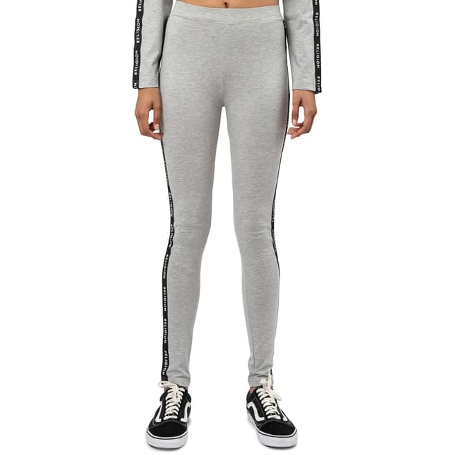 Religion Grey Fitted Leggings