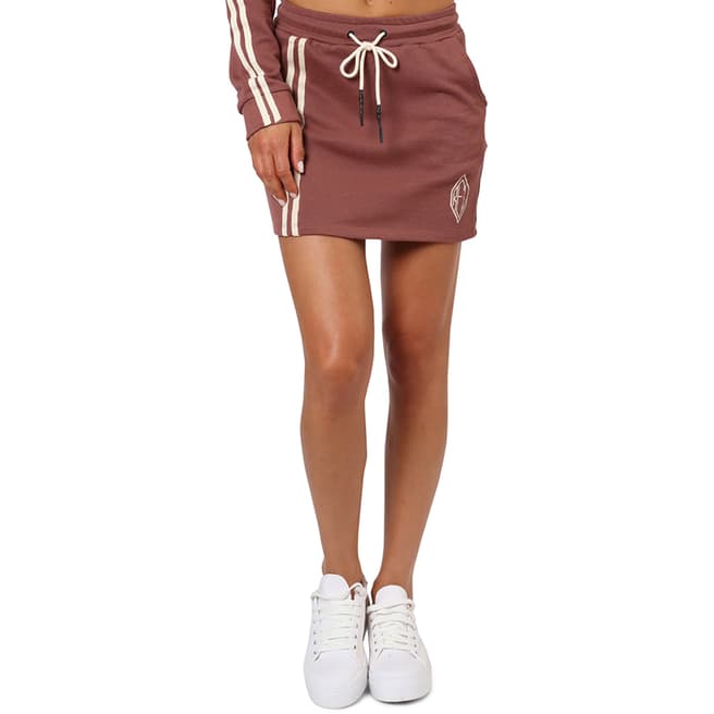 Religion Light Brown Mini Length Skirt 