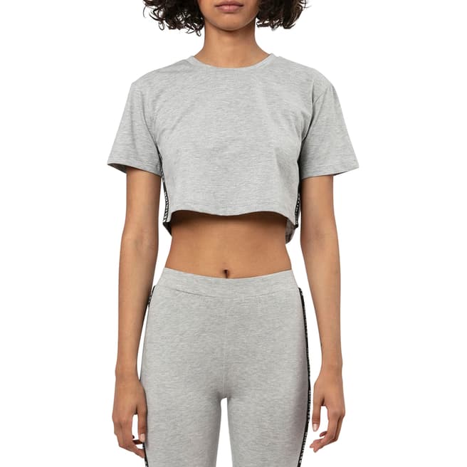 Religion Grey Cropped T-shirt