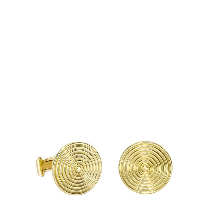 Theo Fennell 18ct Yellow Gold Whip Disc Cufflinks