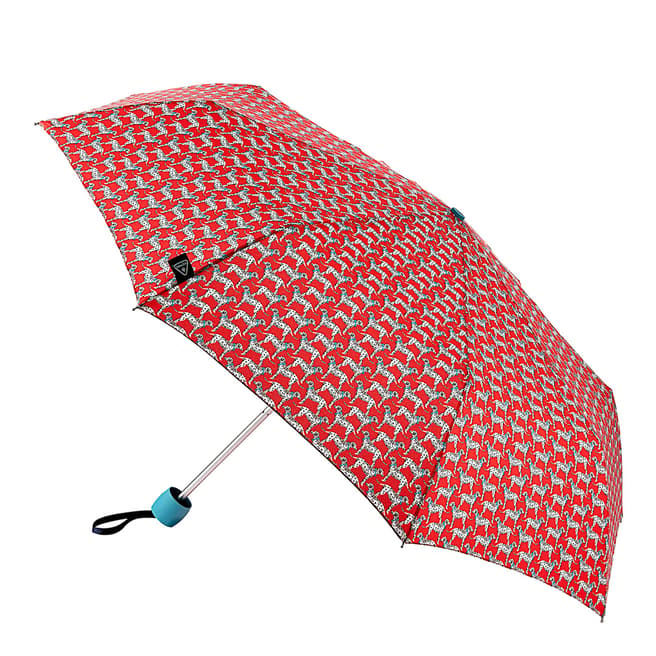Joules Red Dalmation Geo Minilite Umbrella