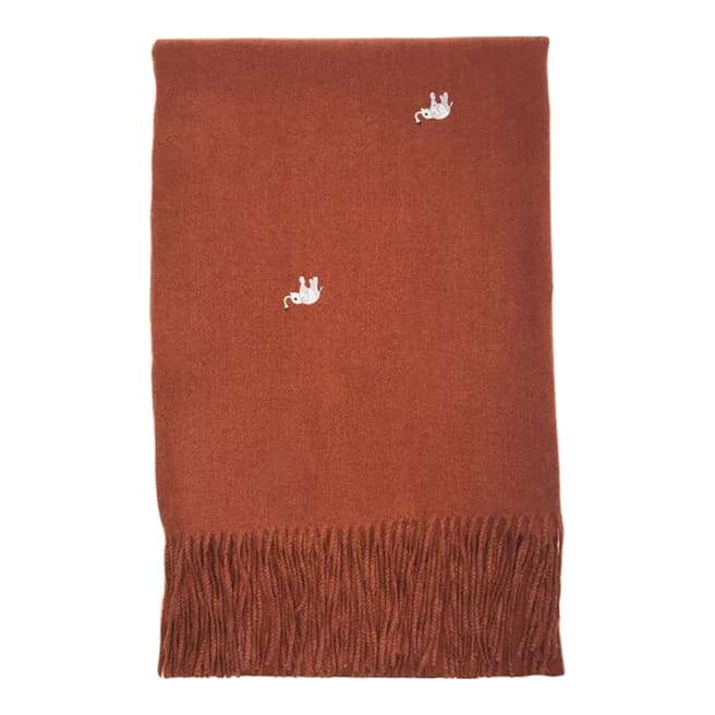 JayLey Collection Red Elephant Cashmere Blend Wrap