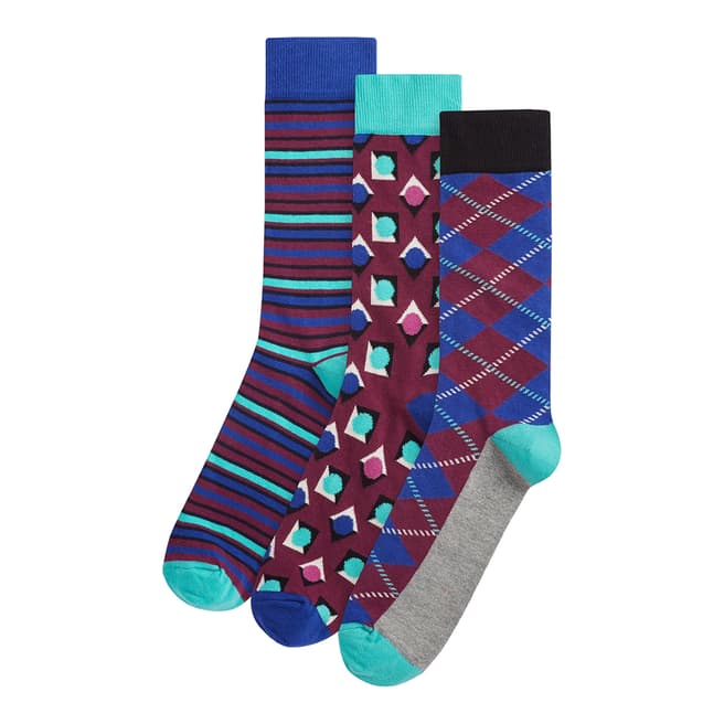 Happy Socks Multi 3 Pack Gift Set