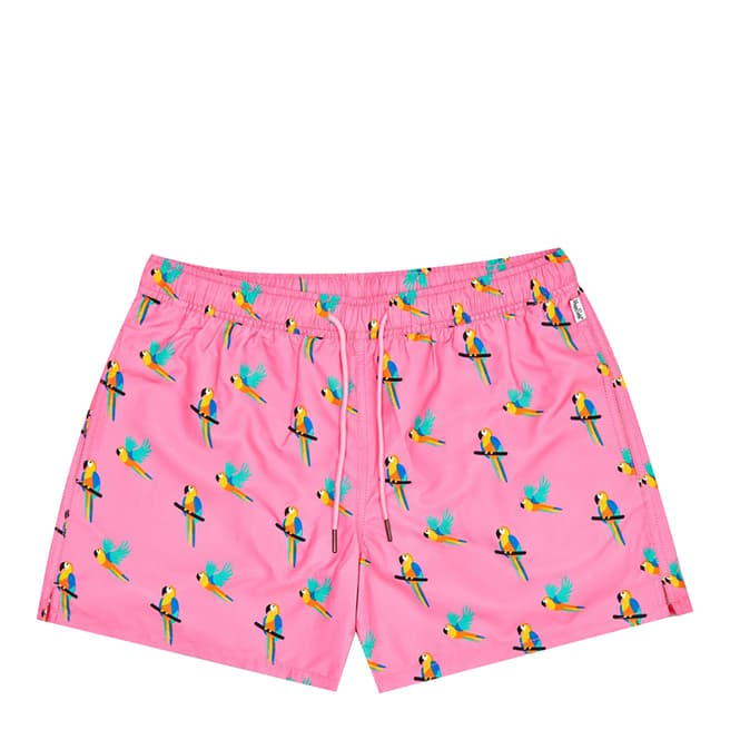 Happy Socks Pink Parrott Swim Short