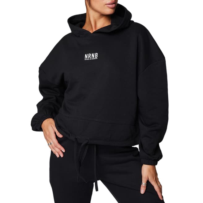 NRNB Mini Stack Cropped Oversize Hoodie