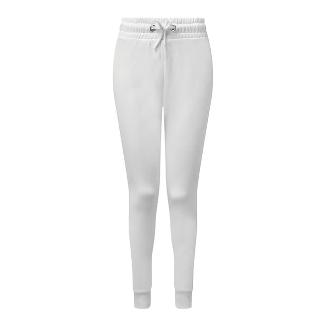NRNB White Lightweight Fitted Joggers
