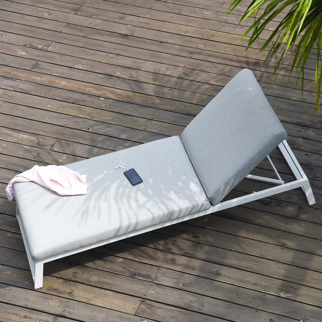 Maze SAVE £140 - Allure Sunlounger, Lead Chine