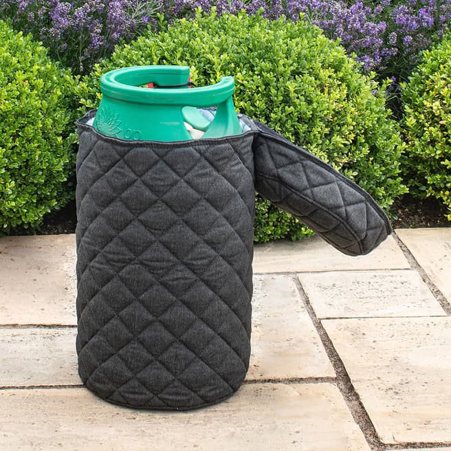 Maze Fabric 10KG Gas Bottle Cover, Charcoal