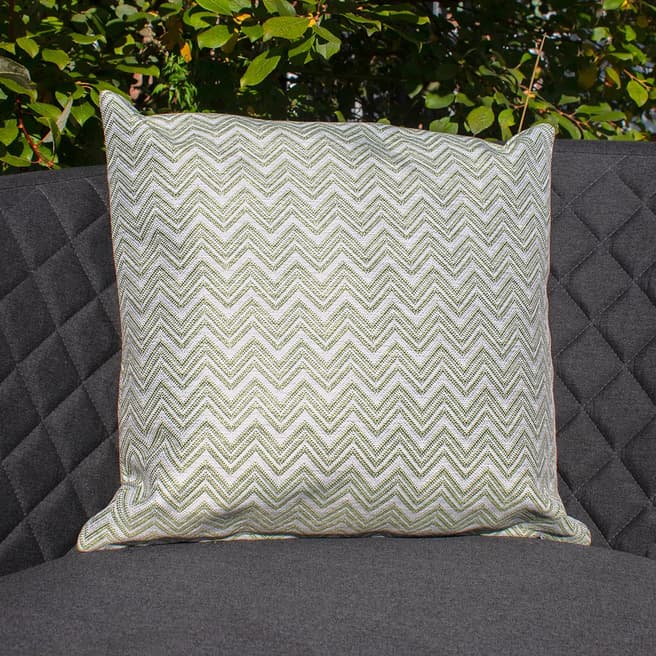 Maze Set of 2 Polines Green Fabric Scatter Cushion