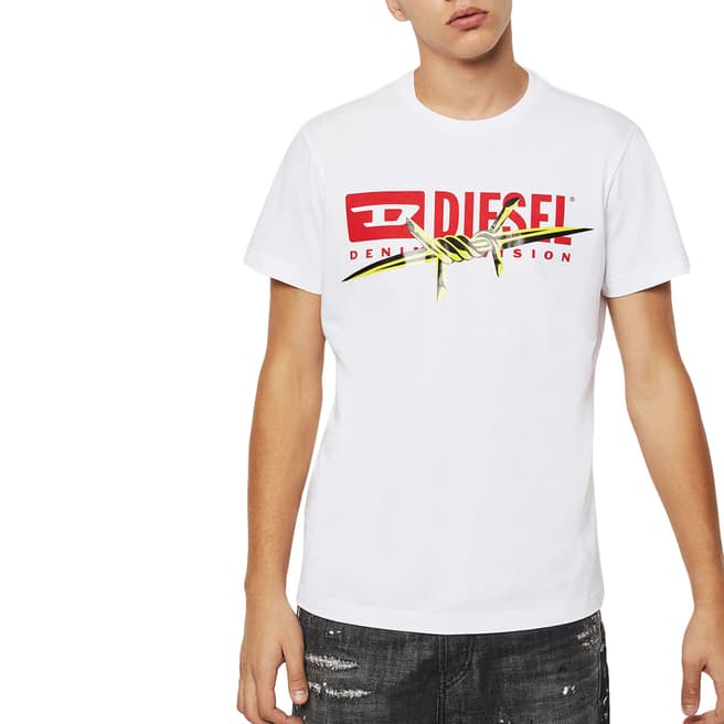 Diesel White Diego Wire T-Shirt
