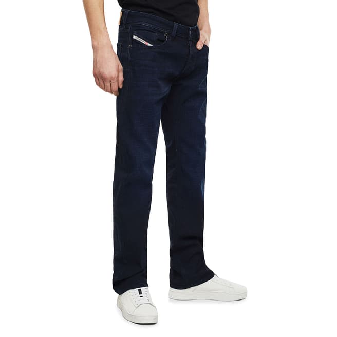 Diesel Dark Blue Larkee Regular-Straight Jeans
