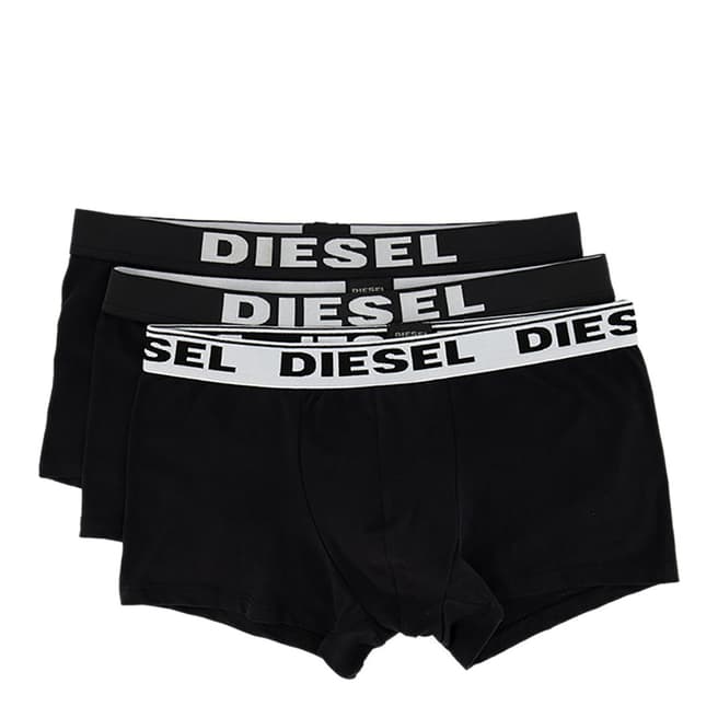 Diesel Black Kory 3 Pack Boxer Shorts