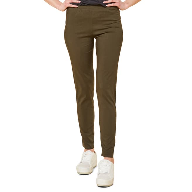 Twinset Green Slim Fit Trousers