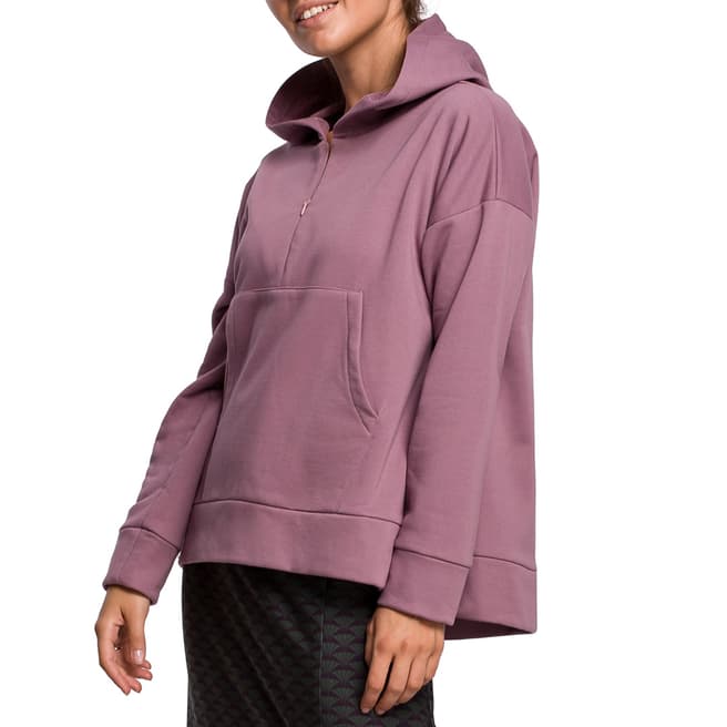 Bewear Purple Pullover Hooded Fleece
