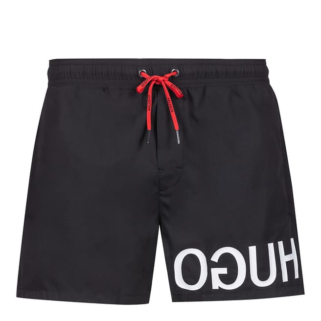 HUGO Black Swim Shorts