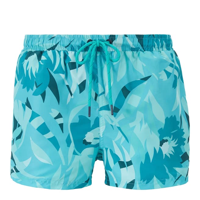 BOSS Turquoise/Aqua Swim Shorts