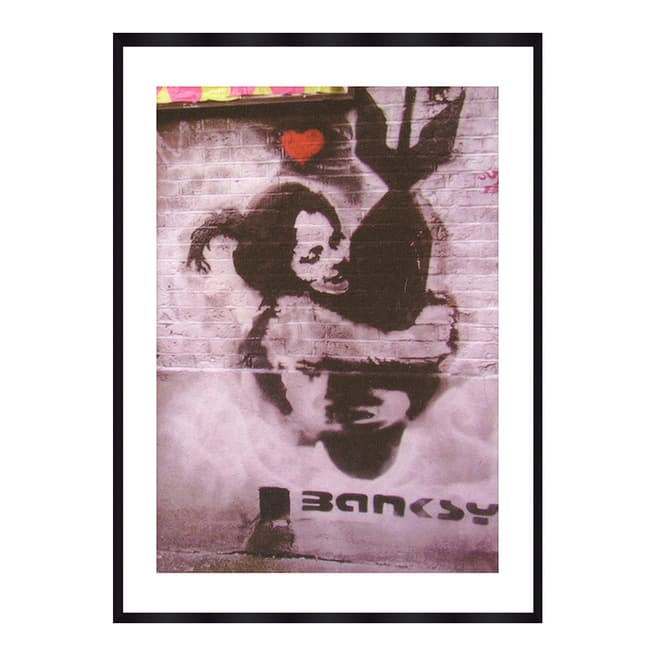 Banksy Bomb Hugger 40x30cm