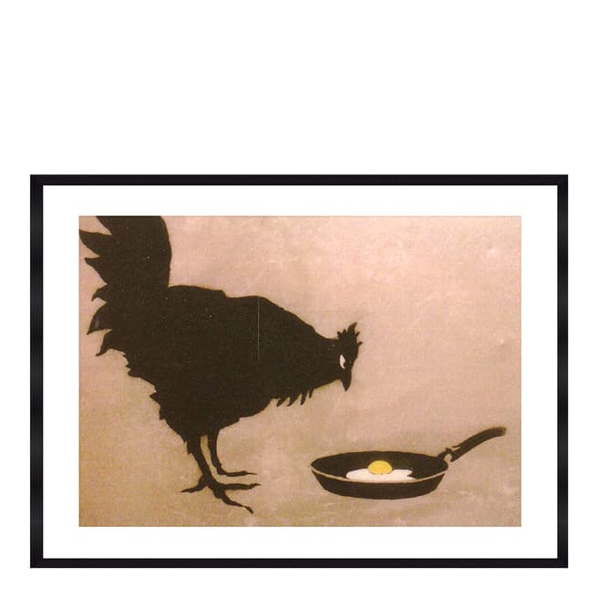 Banksy Chicken and Egg 40x30cm
