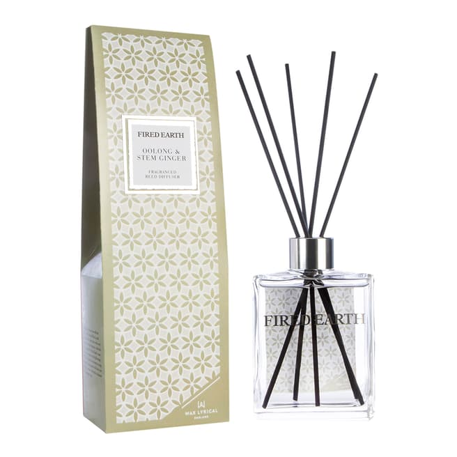 Fired Earth Reed Diffuser 180ml Oolong & Stem Ginger