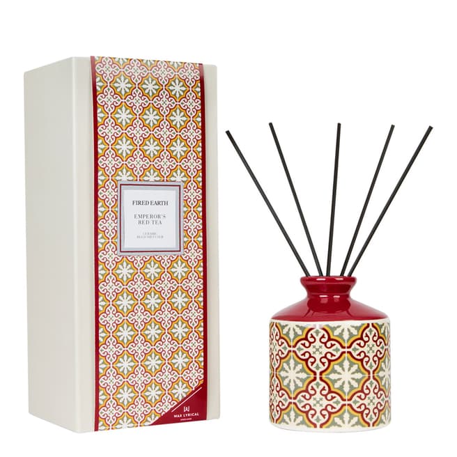 Fired Earth Ceramic Emperors Red Tea Reed Diffuser 200ml