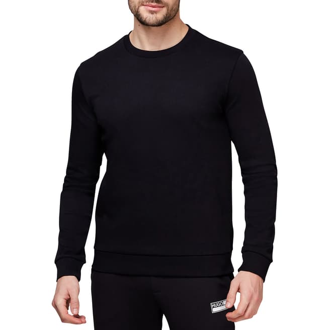 HUGO Black Diky Cotton Sweatshirt