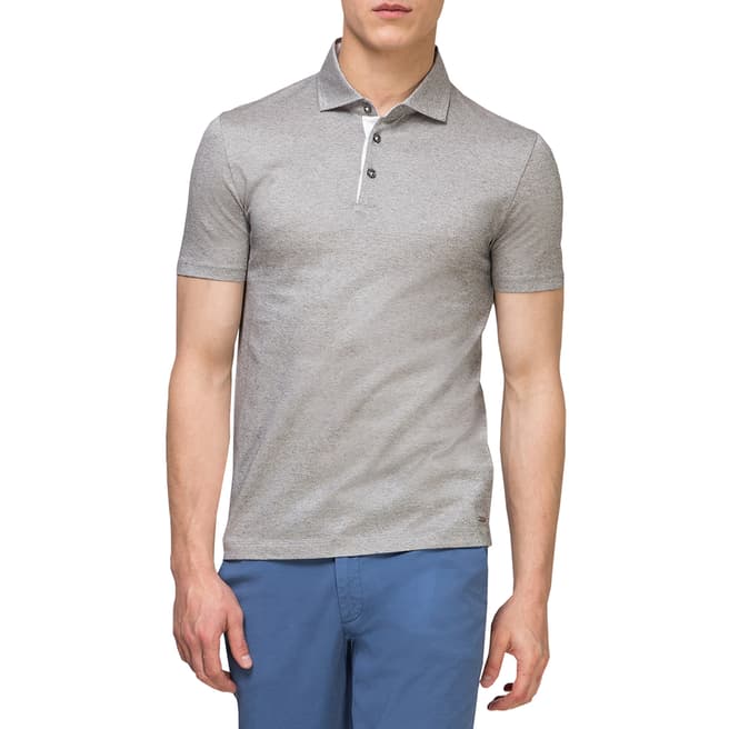 BOSS Grey T-Pryde Polo Shirt