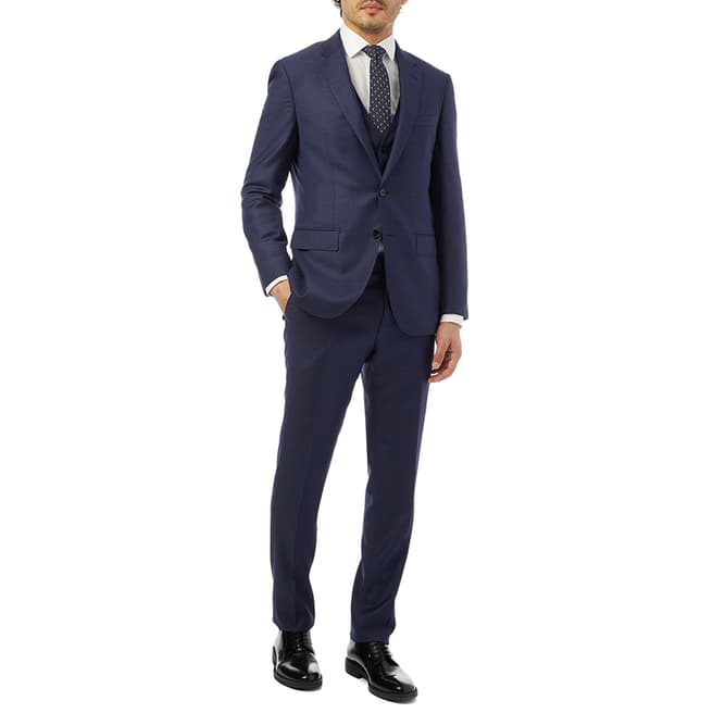 BOSS Blue T-Harvers/Glover 3 PieceWool Suit