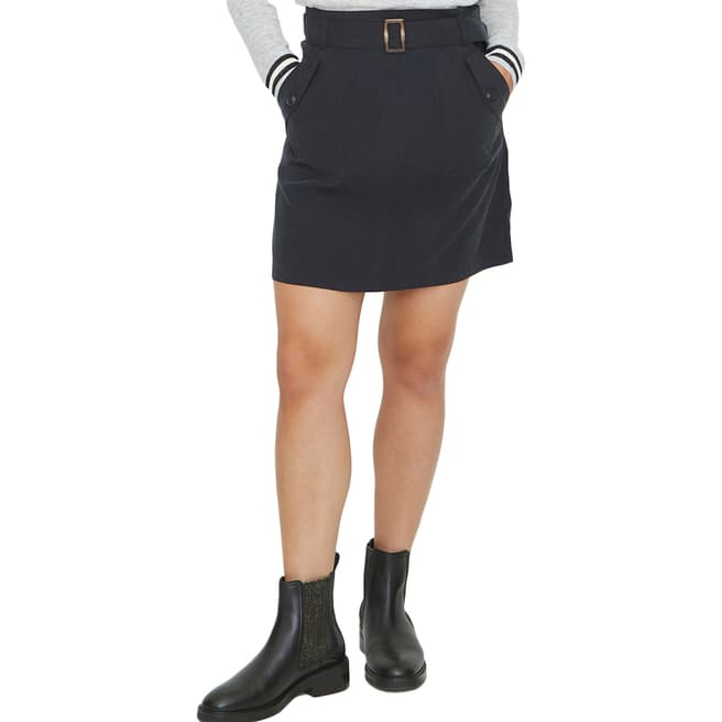 Oliver Bonas Black  Utility Skirt