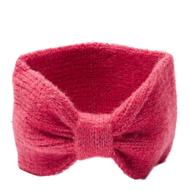 Oliver Bonas Pink Sparkle Knitted Headband