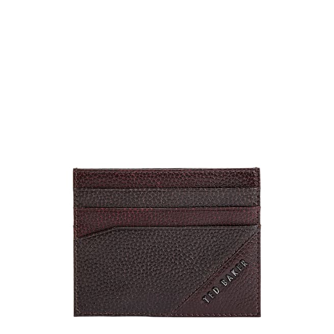 Ted Baker Chocolate Biglow Leather Card Holder