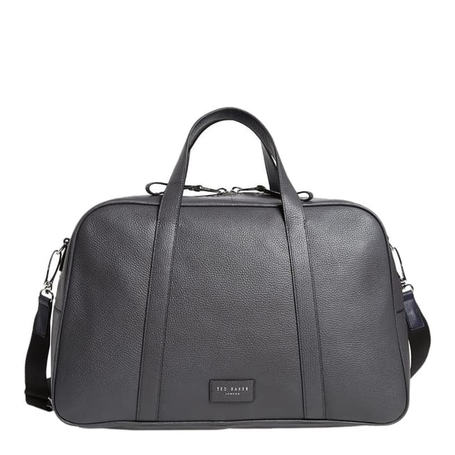Ted Baker Grey Traves Leather Holdall