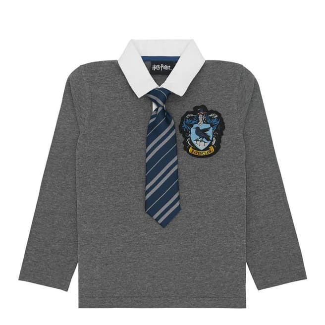 Harry Potter Kid's Grey Ravenclaw Uniform With Tie