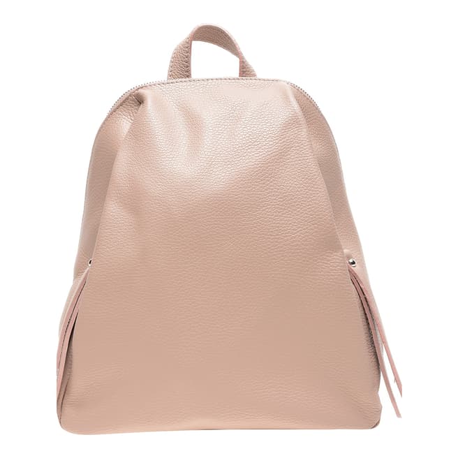Anna Luchini Pink Leather Backpack