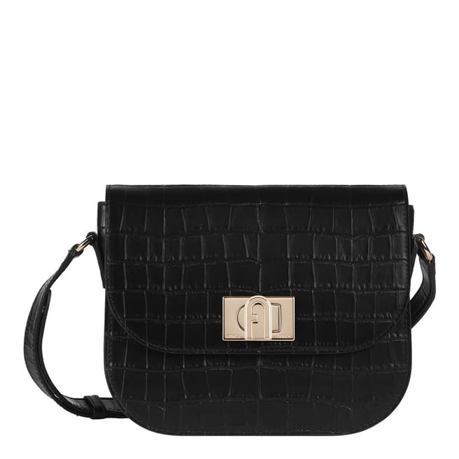 Furla Black 1927 Small Shoulder Bag
