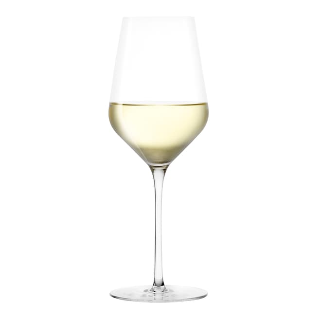 Stolzle Set of 6 Starlight Crystal White Wine Glasses, 410ml