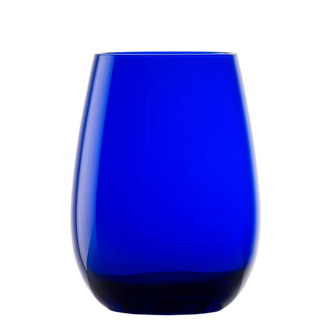 Stolzle Set of 6 China Blue Crystal Tumbler Glasses, 465ml