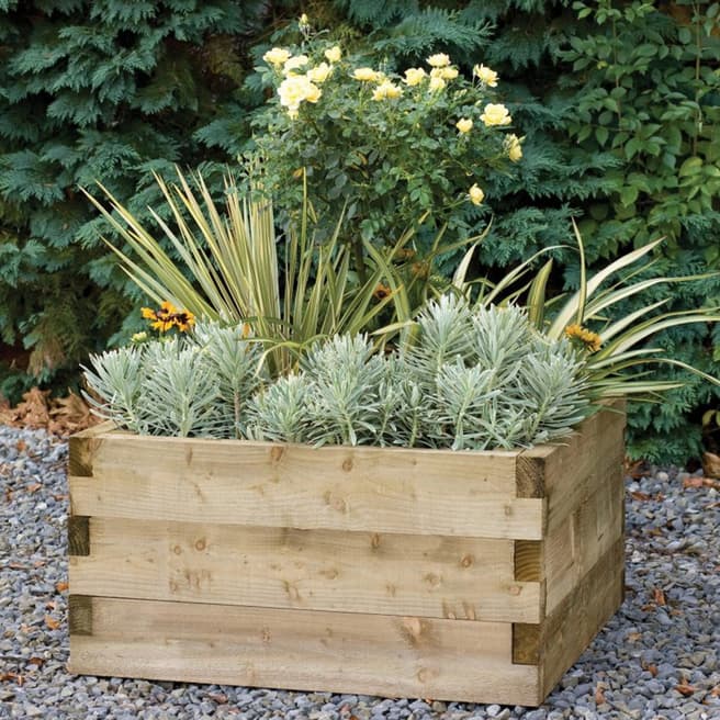 Forest Garden Caledonian Square Raised Bed - 90 x 90cm