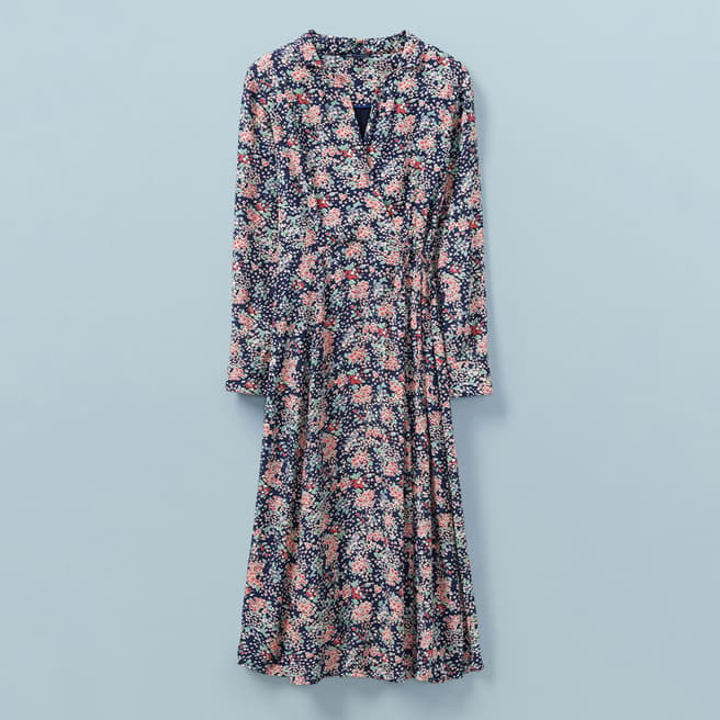 Crew Clothing Navy Floral Eleanor Dress