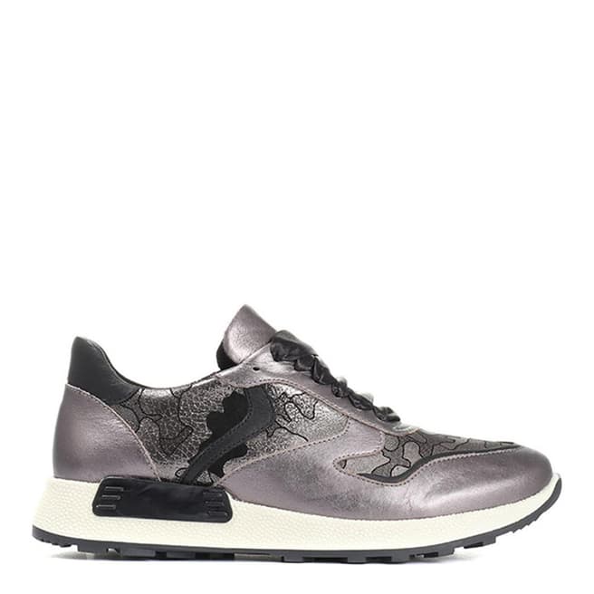 JONES BOOTMAKER Pewter Casual Trainers