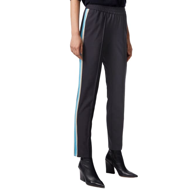 BOSS Navy Tahwi Stretch Trousers